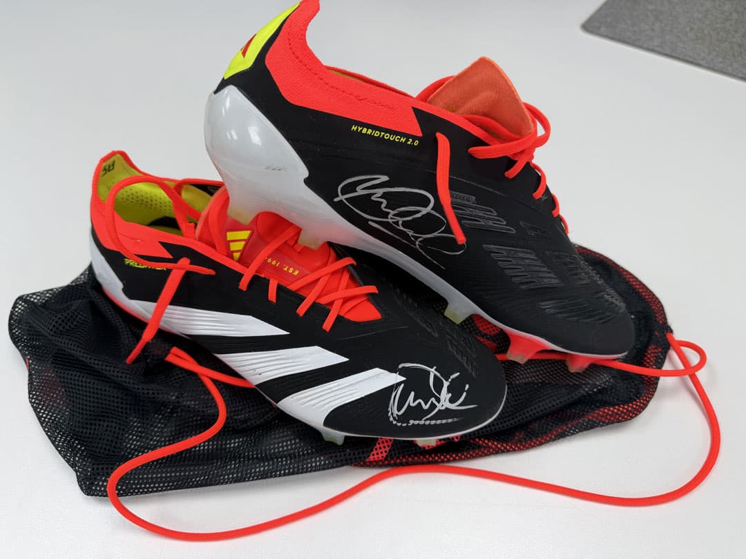 Paul Konchesky Signed Match-Worn Football Boots