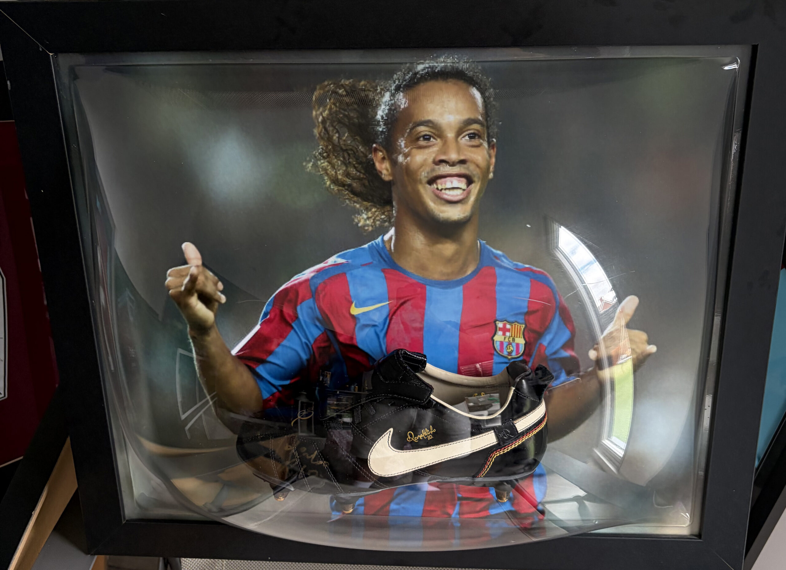 Ronaldinho-Signed Football Boot
